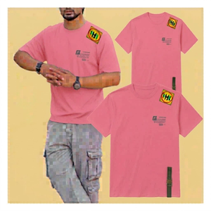 T-shirt imprimé tendance noir surdimensionné pour homme – Fabricant – Qualité supérieure et prix bas – Vêtements pour homme de haute qualité – Vente en gros - Product Image 3