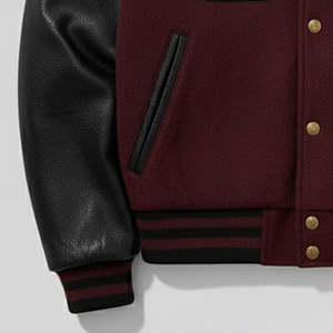 Chaqueta Varsity con Capucha para Hombre, Chaqueta Universitaria de Béisbol de Alta Calidad, Precio al por Mayor Disponible - Product Image 3