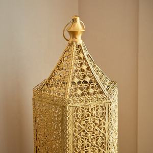 2026 vente chaude noël marocain à la main métal/verre pilier support de haute qualité personnalisé Cutwork décoration de la maison - Product Image 6