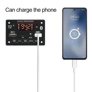 VIRE DC 5V 12V Bluetooth 5,0 <span class=keywords><strong>MP3</strong></span> WMA WAV APE Placa decodificadora Manos libres Audio para coche Carga USB Módulo DE REPRODUCTOR DE <span class=keywords><strong>MP3</strong></span> - Product Image 2