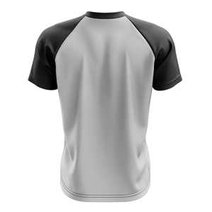 T-shirt de sport pour homme de haute qualité, col en V, 100% coton polyester, coupe ajustée, vêtements pour homme, taille plus, t-shirt respirant - Product Image 2