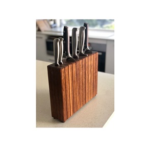 Support à couteaux en bois classique pour cuisine, table à manger, restaurant, hôtel, organisation de couverts - Product Image 6