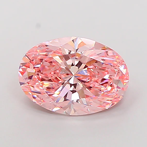 Exclusive Oval Cut lab grown Fancy <b>Pink</b> Diamond Loose Stone for Jewelry Making - Product Image 2