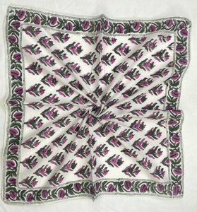 Bandana, foulard, mouchoir et cravate imprimés à la main, fabriqués avec des couleurs naturelles, article cadeau, respectueux de l'environnement, écharpe réutilisable - Product Image 5