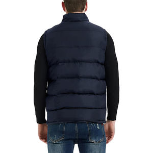 OEM Custom 100% Polyester Canvas Puffer Vest <b>Jacket</b> Men's <b>Winter</b> <b>Jacket</b> with Zipper & Logo <b>Waterproof</b> Casual Brand Design 2026 - Product Image 3
