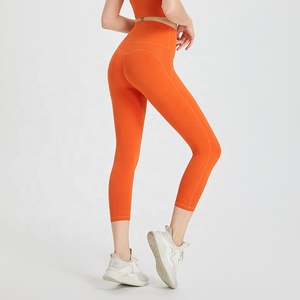 Leggings Capri Taille Haute Unisexe pour Femme, Pantalon de Yoga Élastique, Doux comme du Beurre, Coupe Ajustée, Effet Push-Up, Respirant - Product Image 4