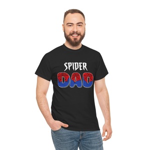 Camiseta con diseño divertido de Spider Love para hombres y padres, 100% algodón, ecológica, transpirable, informal, de manga corta - Product Image 2