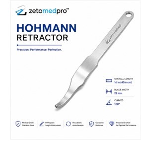 Fuente de alimentación manual Hohmann Leicester Royal Infirmary Pattern Bone Palanca curvada - Product Image 2
