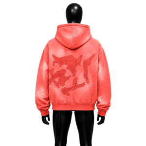 เสื้อฮู้ดดี้พรีเมียมสีแดงประดับเพชรสำหรับผู้ชาย สไตล์สตรีทแวร์ เสื้อฮู้ดดี้ผ้าเฟรนช์เทอร์รี่ทรงปกติ ใส่สบายในฤดูใบไม้ร่วง คุณภาพพรีเมียม - Product Image 2