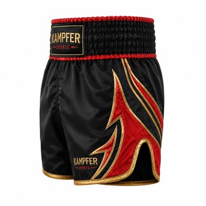 Nouveauté : Shorts de boxe Muay Thai pour hommes adultes, respirants, à séchage rapide, personnalisables, en polyester/coton, vêtements de sport numériques - Product Image 3