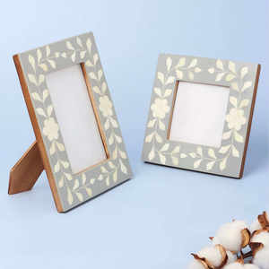 กรอบรูปไม้ฝังกระดูกสั่งทำพิเศษ งานแฮนด์เมด ของตกแต่งบ้านและห้องนอนสุดหรู  โลโก้สั่งทำได้ เป็นมิตรกับสิ่งแวดล้อม ทนทาน - Product Image 3