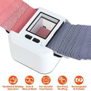 Barajadora de Cartas Profesional de 2 Mazos, Recargable, Automática y Manual, para Texas Hold'em y UNO, Máquina Barajadora de Alta Calidad - Product Image 1