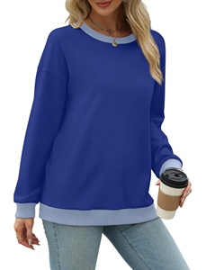 Sudaderas de mujer de color sólido, sudaderas de mujer informales de buena calidad personalizadas, sudadera de fabricación pakistaní - Product Image 6