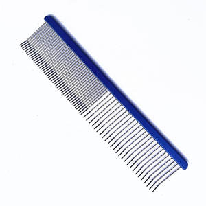 Peigne de toilettage pour animaux à dents arrondies pour un contact doux avec la peau, construction robuste pour les poils épais - Product Image 6