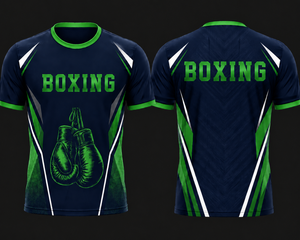 Camiseta Deportiva Personalizada de Boxeo, Impresión por Transferencia de Calor, 100% Algodón, 200 Gramos, Secado Rápido, Transpirable y Ecológica - Product Image 2