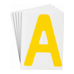 Ruban de signalisation Brady ToughStripe jaune de 8 pouces avec lettres et chiffres pour marquage au sol - Product Image 2