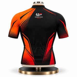 Maillot de Ciclismo Clásico con Cremallera Frontal Completa, Costuras Refinadas y Diseño Elegante para Equipos de Ciclismo de Carretera - Product Image 3