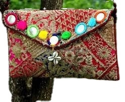Indian Handmade Vintage Patchwork Mirror Clutch Hippie Style Sling Bags Party Evening Purse Banjara Boho Sling Bag Return Gift - Product Image 3