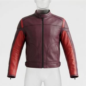 Veste de moto en cuir véritable pour homme de qualité supérieure, nouvelle arrivée, vestes de moto d'hiver, protections amovibles, personnalisables - Product Image 1