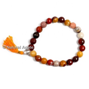 Wholesale Price Fashion and Healing Stone <b>Beads</b> Stretchable Mookaite Faceted Healing Yoga <b>Bracelet</b> : Wholesaler Healing <b>Bracelet</b> - Product Image 1