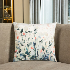 Decoración de lujo para el hogar, cojín floral personalizado, fundas de almohada de flores lavables coloridas, cojines decorativos para sofá - Product Image 2