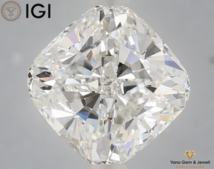 เพชรทรงคุชชั่น พร้อมใบรับรอง IGI น้ำหนัก 3.00 กะรัต เพชร CVD ผลิตในห้องปฏิบัติการ ความสะอาดระดับ VS1 สี E สำหรับจี้หรูหราอันน่าทึ่ง - Product Image 1