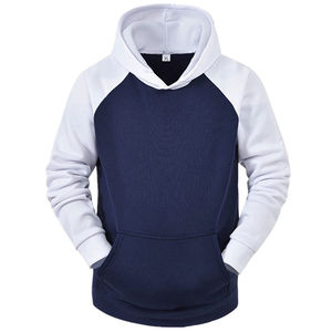 Ensemble de survêtement pour homme avec logo personnalisé, sweat à capuche imprimé, jogging, surpiqûres contrastées, coton épais, coupe oversize - Product Image 2