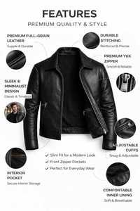 Premium Real Leather <b>Shearling</b> <b>Jacket</b> Men Thick Fur Lined Winter Hooded <b>Jacket</b> Distressed Aviator <b>Bomber</b> Coat with Hood - Product Image 5