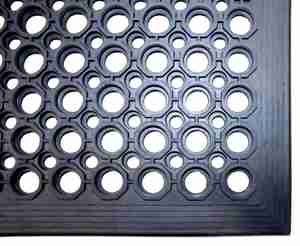 Alfombrilla de goma hueca antideslizante duradera resistente a la intemperie alfombrilla de entrada resistente fácil de limpiar y de larga duración para cualquier piso - Product Image 6