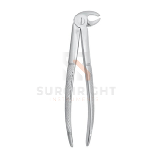 Pinzas de Extracción Anguladas a la Derecha de Acero Inoxidable para Cirugía General y Extracción de Dientes, Marca SurgiRight, Instrumento de Clase I con Certificación CE - Product Image 1