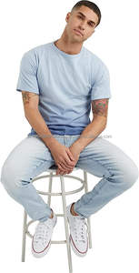 Camiseta clásica y elegante de algodón suave para hombre, camiseta informal a la moda para verano, camiseta transpirable, Top ajustado a la moda, regalo - Product Image 6