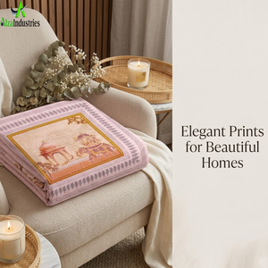 Pink Cotton King Size Bedsheet <b>Set</b> | 3 Piece Royal Elephant Mughal Panel Print <b>Bedspread</b> with Pillow Covers Soft Luxury Bedding - Product Image 4