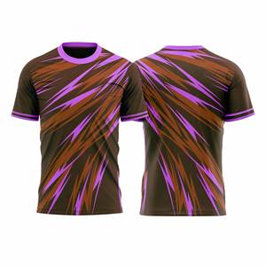 Camiseta Estilo Jersey de Fútbol, Servicio OEM y ODM Disponible |   Impresión de Logotipos Personalizados |   Tela con Control de Humedad - Product Image 2