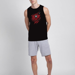 Vente directe d'usine, t-shirts sans manches pour hommes, t-shirts sans manches de haute qualité, t-shirts de sport pour hommes, t-shirts de fitness - Product Image 3