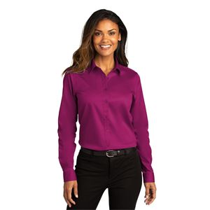 Camicia a Maniche Lunghe SuperPro React in Twill per Donna LW808, Eleganti Bluse e Camicie Femminili - Product Image 3