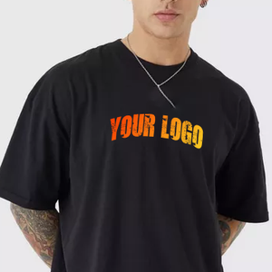 Camiseta de algodón de alta calidad para hombre, estilo streetwear, corte cropped y boxy, de gran gramaje, oversize, con estampado personalizado - Product Image 6