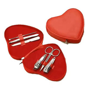 Kit de Manicura y Pedicura Profesional y Duradero, Set de Cuidado de Uñas de Acero Inoxidable, Herramientas para Cutículas 4 en 1, Cortaúñas Portátil con Estuche - Product Image 6