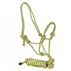 Cuerda de Algodón Suave para Caballos, Diseño Trenzado Resistente con Gancho de Seguridad para Manejo de Caballos, Trabajo en Establos y Entrenamiento al Aire Libre - Product Image 4