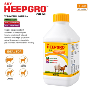 HeepGrow Multivitamines, Multiminéraux et Acides Aminés Stimulant la Croissance avec Soutien Immunitaire Sans Céréales pour Moutons et Chèvres |   Pack 1 Litre - Product Image 3