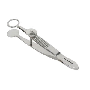 Instrument chirurgical ophtalmique manuel certifié CE pour une pincette à paupières de précision et sûre pour le chalazion, en acier inoxydable de qualité supérieure - Product Image 1