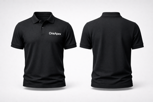 Camiseta Polo Negra con Logotipo Personalizado OEM – Polo de Hombre de Algodón Piqué Premium – Fabricante de Uniformes y Corporativo de Marca Privada - Product Image 2