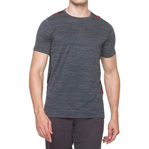 High quality men summer 100% <b>Polyester</b> Casual <b>T</b>-<b>Shirt</b> Support Customize Logo Printing and breathable and light weight men tshirt - Product Image 1