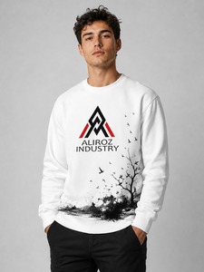 Sweat-shirt pour homme en mélange de coton de qualité supérieure, doté d'un tissu respirant, de coutures durables et d'un style moderne. - Product Image 5