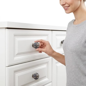 Beads Art CK 558 Industrial Ceramic Round Cabinet Knob Easy Installation for Dresser and Furniture - Product Image 2