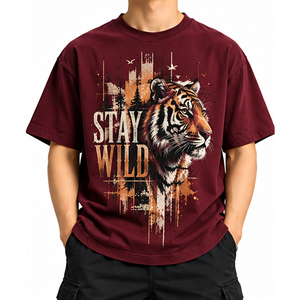 Camiseta de Algodón con Estampado Gráfico para Hombre, para Uso Diario - Product Image 6