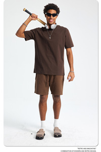 T-shirts pour hommes Mint Cool Touch 5-en-1, couleur unie, manches courtes, nouvelle protection solaire extérieure, séchage rapide, antibactérien - Product Image 2