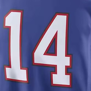 Nueva Llegada, Venta Especial, Jersey de Fútbol Americano Transpirable con Cuello en V, Diseño Personalizado con Logotipo Impreso al por Mayor, Manga Corta, 100% Poliéster - Product Image 6