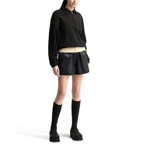 Ensemble de sweat-shirts personnalisés pour femmes Silk Road à col montant et demi-zip, manches longues, doux, en polyester/coton, anti-boulochage, par sublimation - Product Image 1