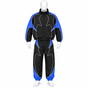 Conjunto de chándal de alta calidad con logotipo personalizado, resistente, impermeable, transpirable y cortavientos para hombre, al por mayor. - Product Image 1