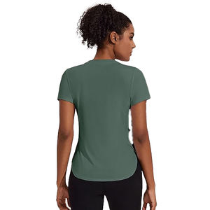T-shirts Essentiels à Col Rond pour Femme – Vente en Gros, Mélange Coton/Bambou, Coupe Oversize, Style Streetwear, Nouvelle Collection Été, Écoresponsable - Product Image 2
